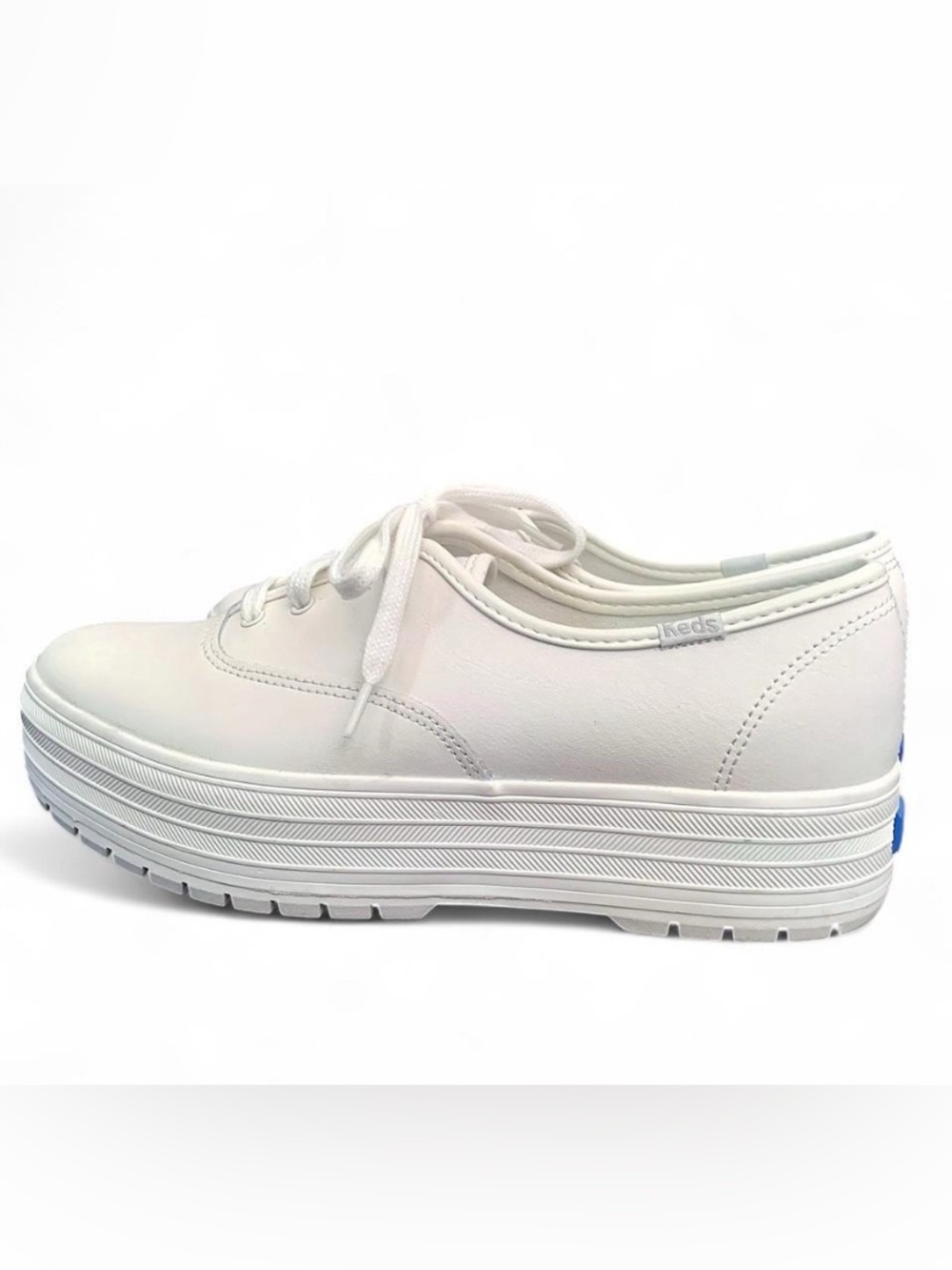 Keds White Platform Lug Low Top Flatform Sneakers Women's 9